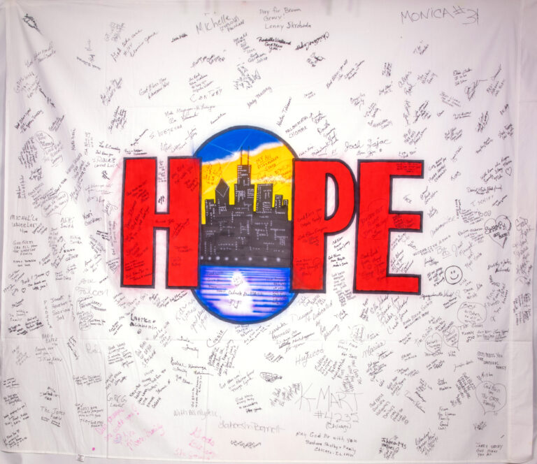 Banner From the Fence