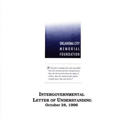 Intergovernmental Letter of Understanding