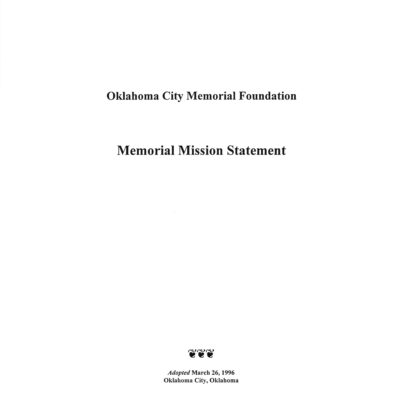 Memorial Mission Statement