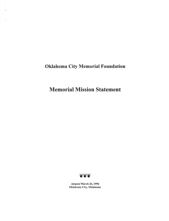 Memorial Mission Statement