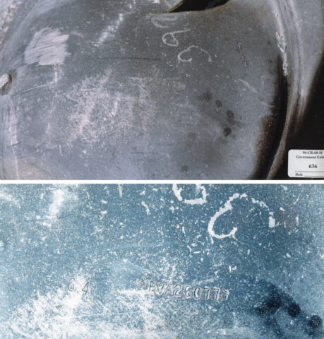 Rear Axle Housing with Partial VIN