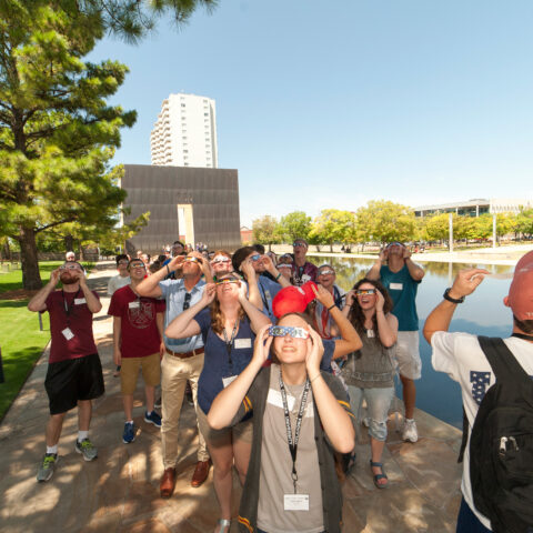 Memorial Eclipse Viewing