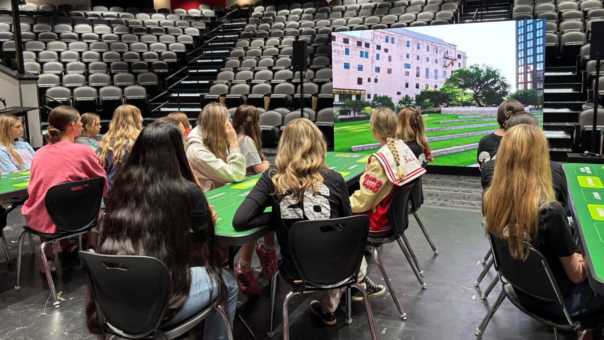 <p>Stop No. 14 on Journey of Hope Phase II brought us to Poteau High School in LeFlore County. Our session included 33 middle and high school students who spent time exploring the lasting impact of the bombing and what it means to carry those lessons forward in their own communities. These student leaders engaged in conversations about how they can make their school more hospitable, respectful and kind.</p>