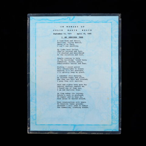 “I Am Survivor Tree” Poem