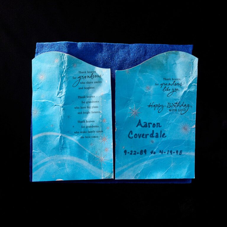 Happy Birthday Card from Grandma to Grandson, Aaron Coverdale
