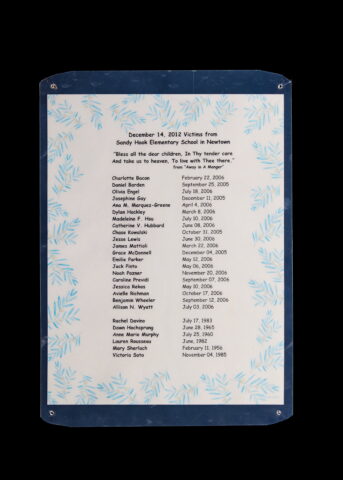 Sandy Hook Elementary School Letter