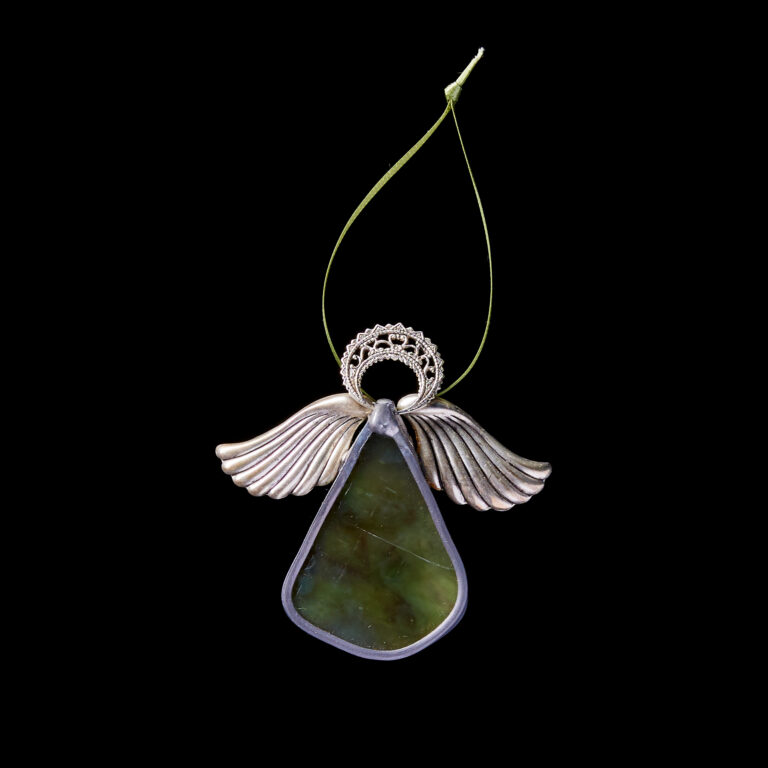 Angel Made with a Piece of Stained Glass from the Bombing