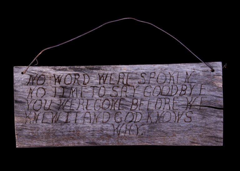 Woodcut Message
